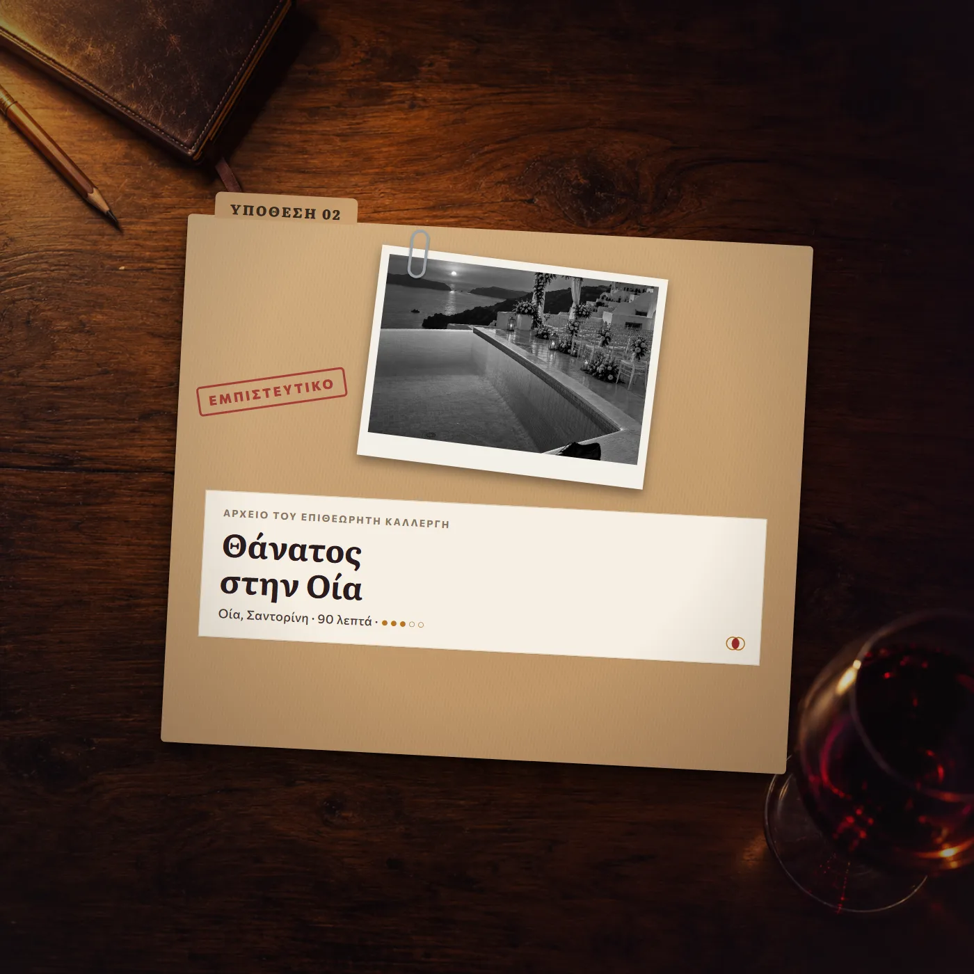 Υπόθεση 2: Θάνατος στην Οία